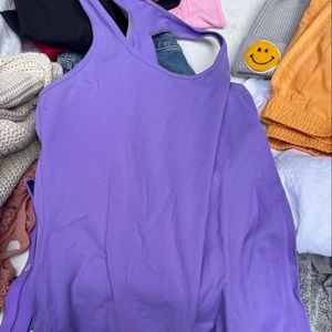 Purple gap tank top